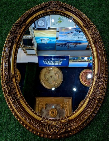 Decorative PVC Oval Shape Mirror