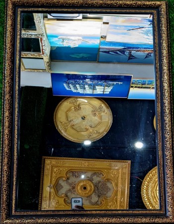 Decorative Polistyrin Series Square Shape Mirror