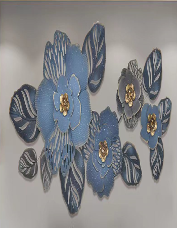 Ethnic Handcrafted Metal Wall Art Iron Wall Hanging Home Decoration Perfect for Living Room Hotel (Multicolor)