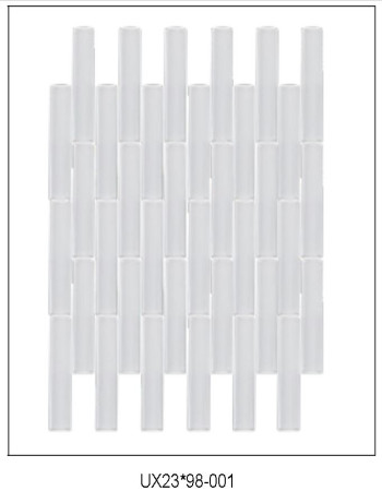 Decorated Decorative Design  Shining Mirror Glass Mosaic Tile for Wall Decoration