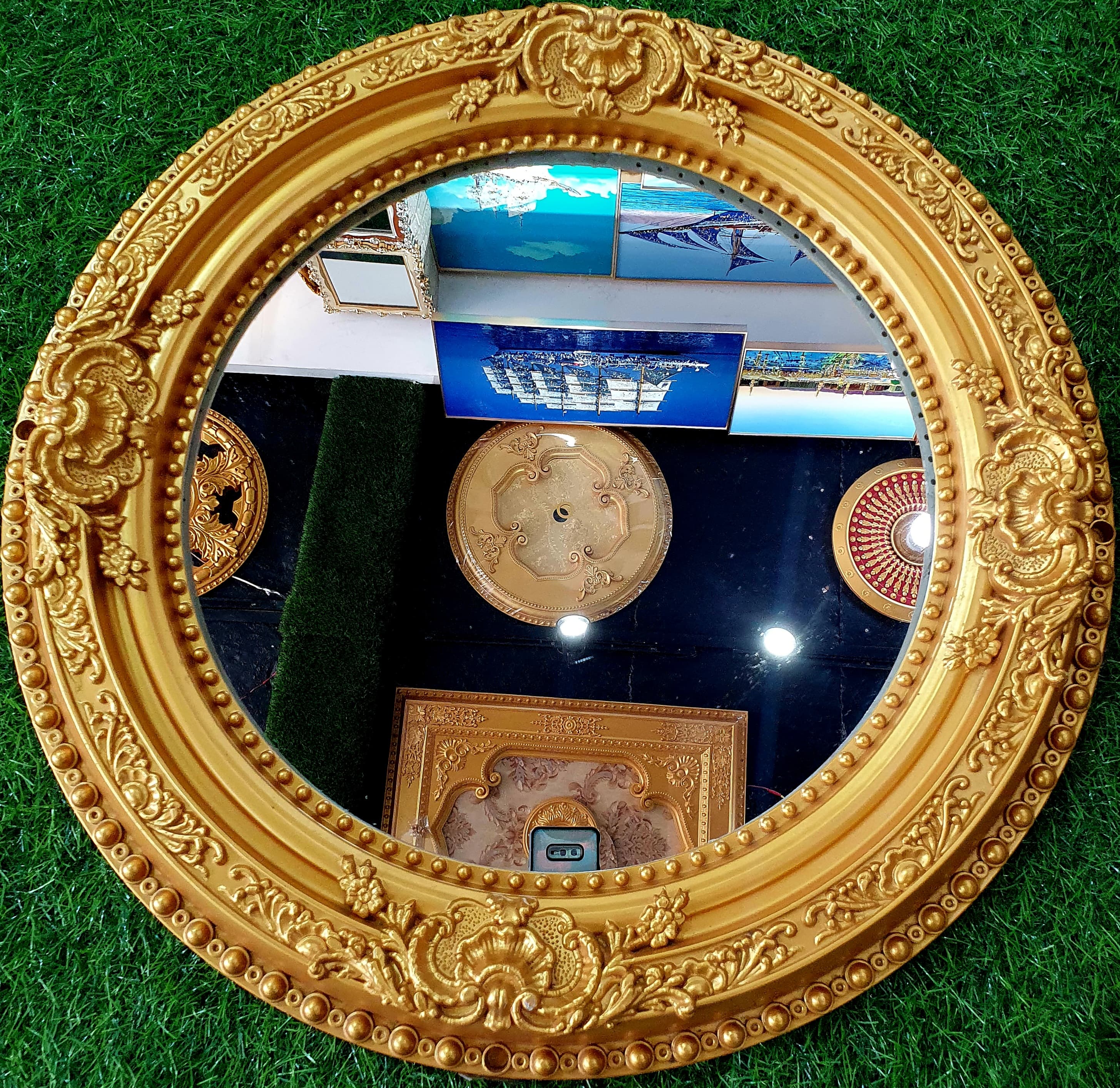 Decorative PVC Round Shape Mirror