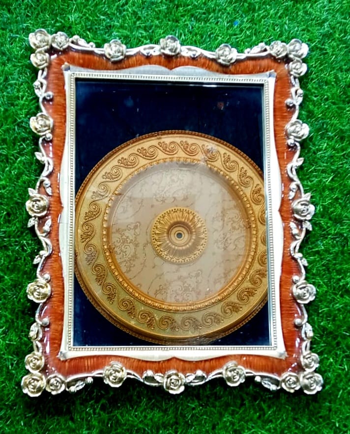 Decorative PVC Square Shape Mirror 20x16 inch Small