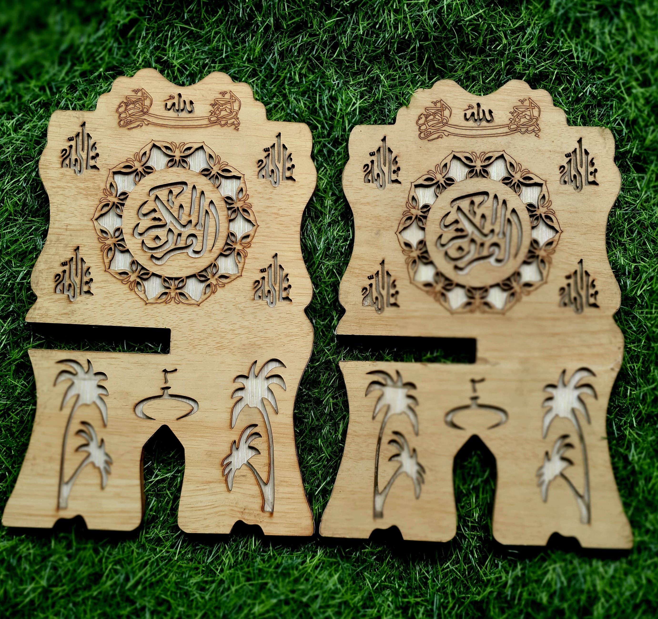 Wooden Foldable Detachable Rehal Stand For Holy AL-Quraan