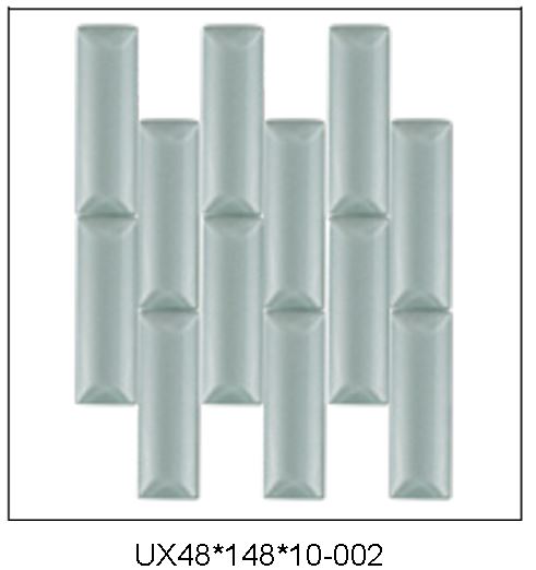 Decorated Decorative Design  Shining Mirror Glass Mosaic Tile for Wall Decoration